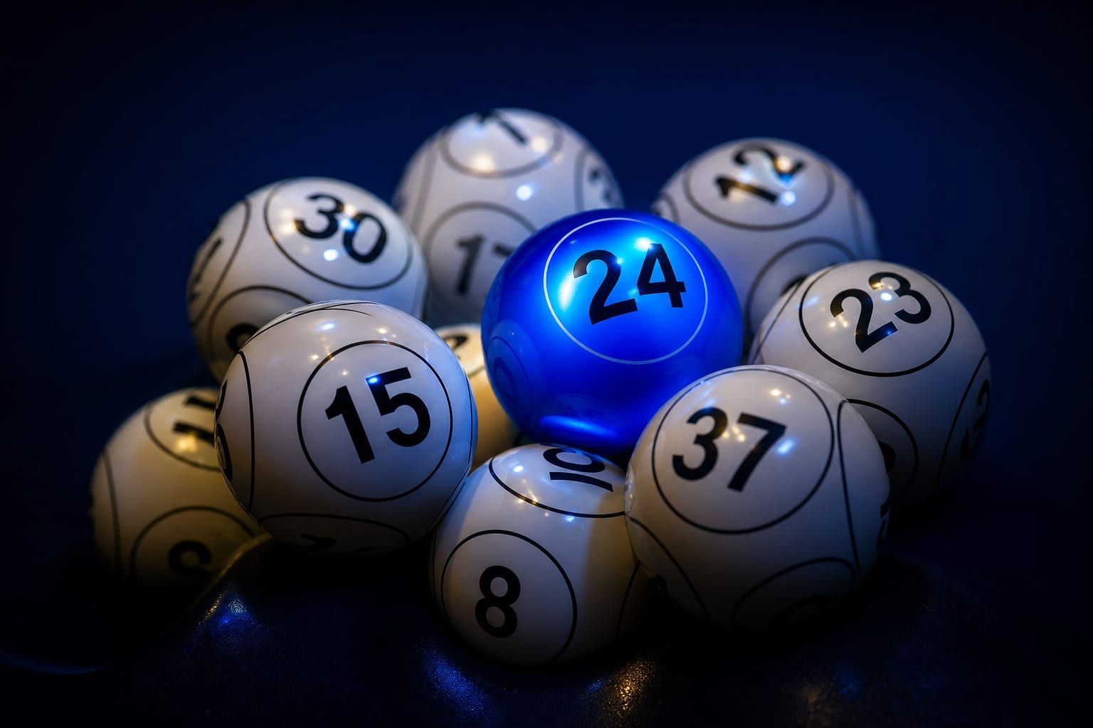 Powerball lottery draw balls